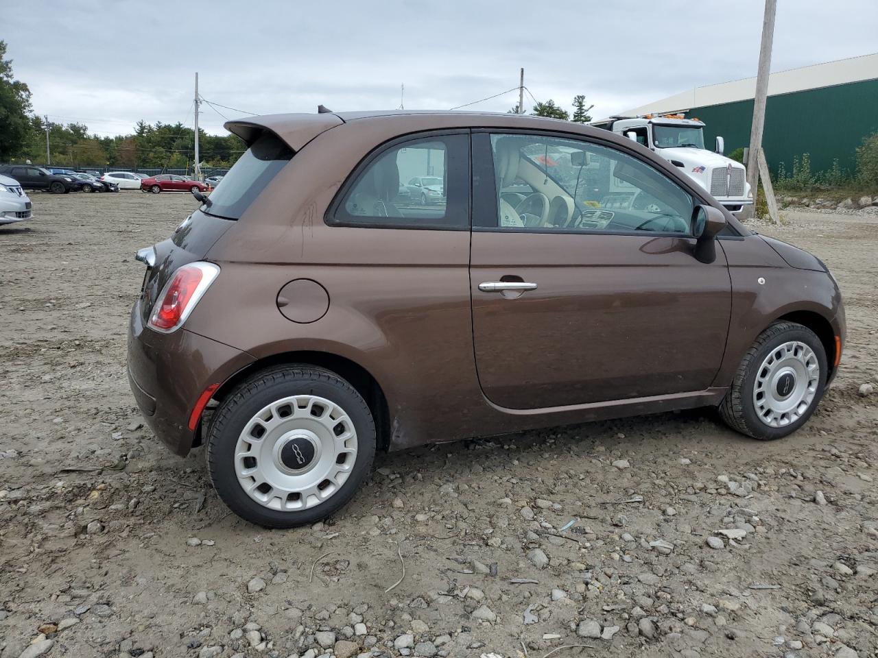 2013 Fiat 500 VIN 3C3CFFAR0DT612014 Copart auction photo, vandalism / minor dent/scratches damage thumbnail 3