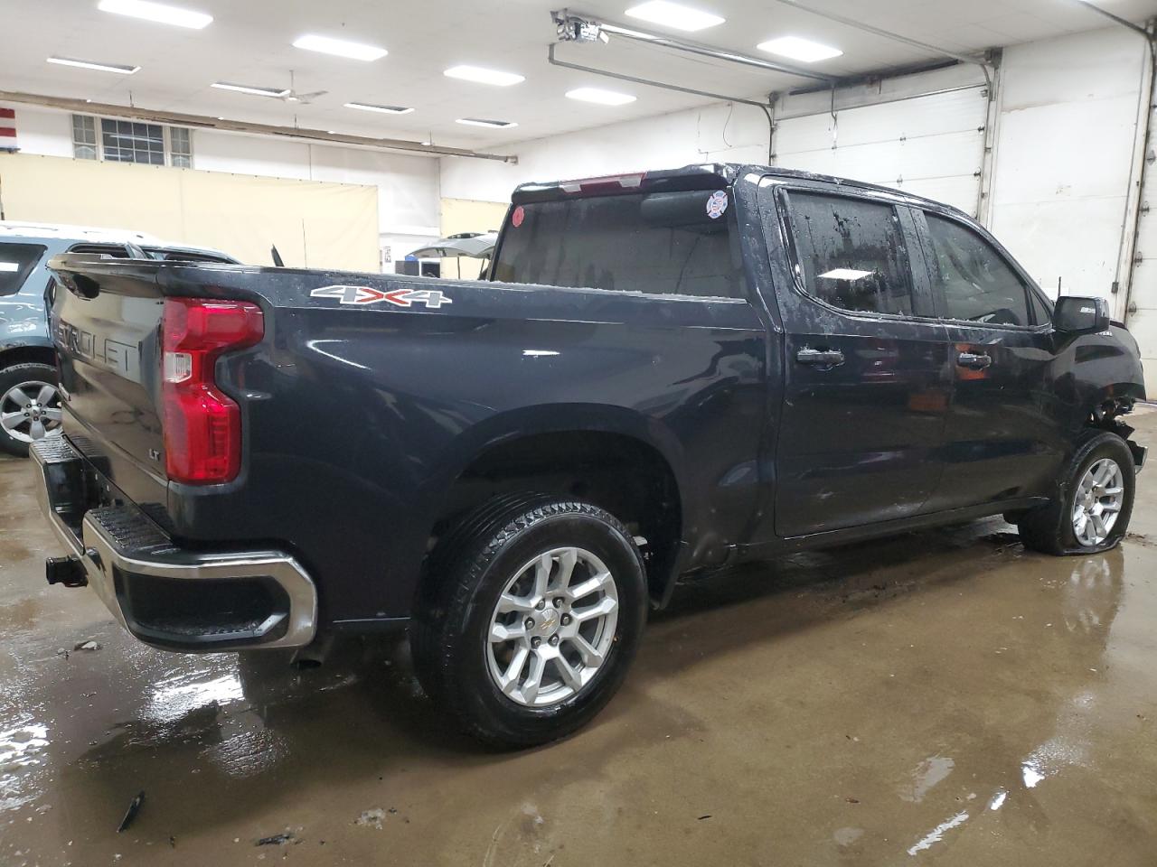 2023 Chevrolet Silverado VIN 1GCPDKEK5PZ201374 Copart auction photo, front end / side damage thumbnail 3