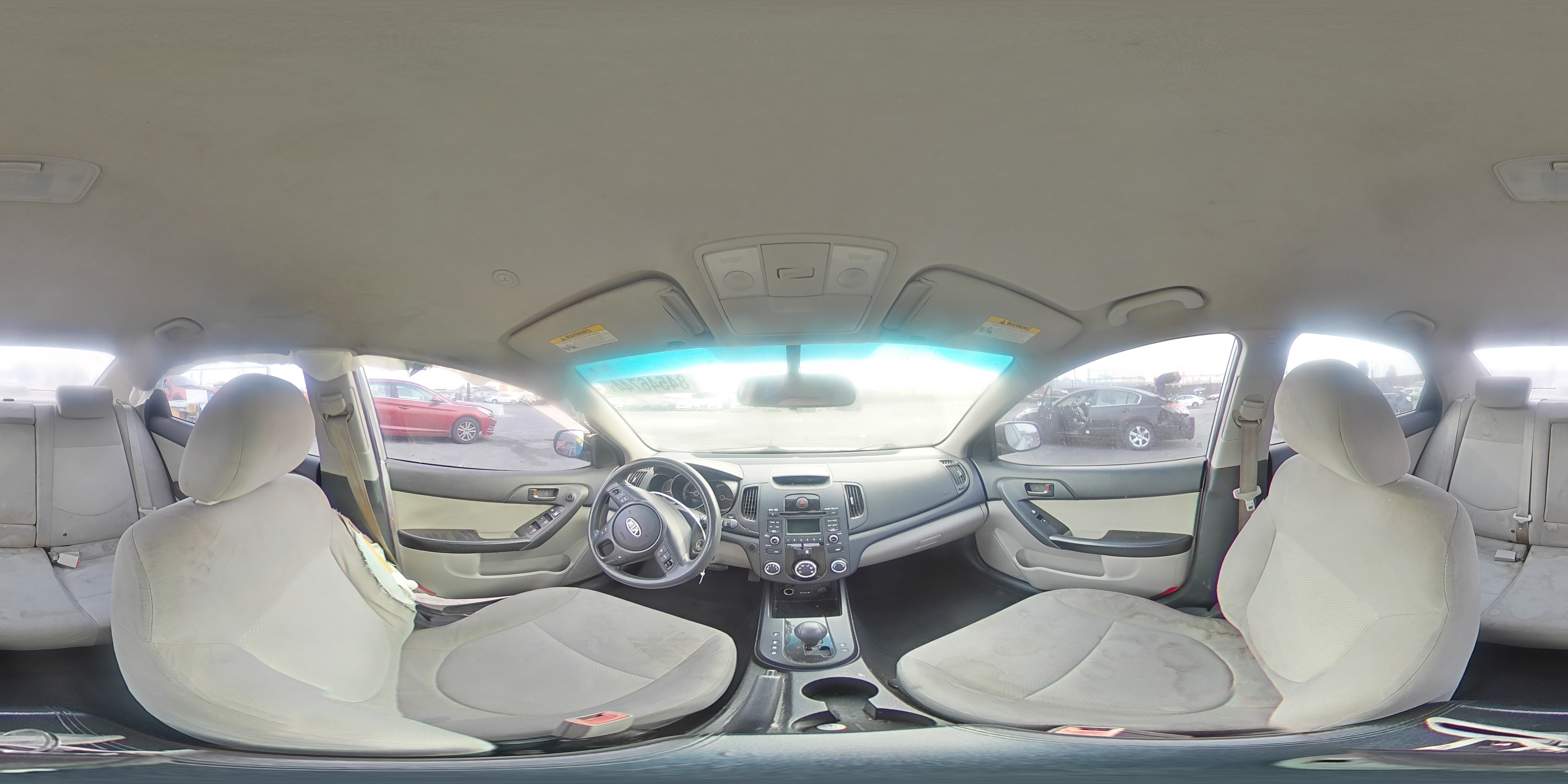 2010 KIA Forte VIN KNAFU4A27A5142840 Copart auction photo, all over / undercarriage damage thumbnail 13