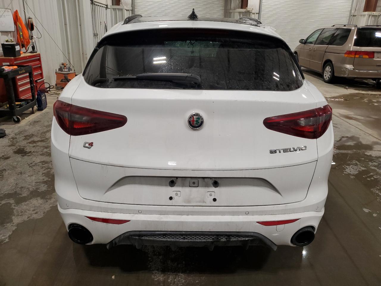 2022 Alfa Romeo Stelvio VIN ZASPAKBN2N7D37386 Copart auction photo, vandalism damage thumbnail 6