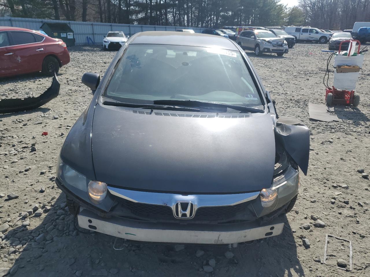 2009 Honda Civic VIN 2HGFA16599H519719 Copart auction photo, front end / side damage thumbnail 5
