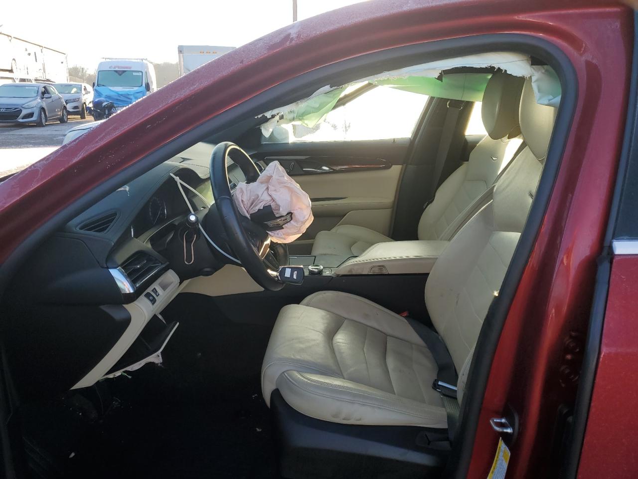 2019 Cadillac CT6 VIN 1G6KB5RS7KU141246 Copart auction photo, all over damage thumbnail 7