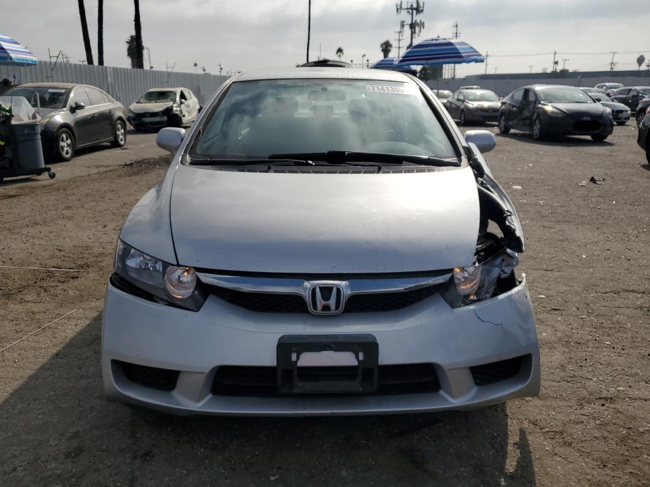 2009 Honda Civic VIN 2HGFA16569H363767 Copart auction photo, front end damage thumbnail 5