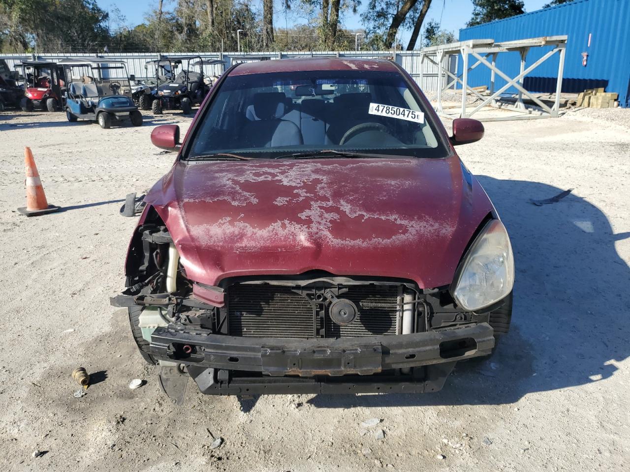 2010 Hyundai Accent VIN KMHCN4AC3AU415415 Copart auction photo, front end / rear end damage thumbnail 5