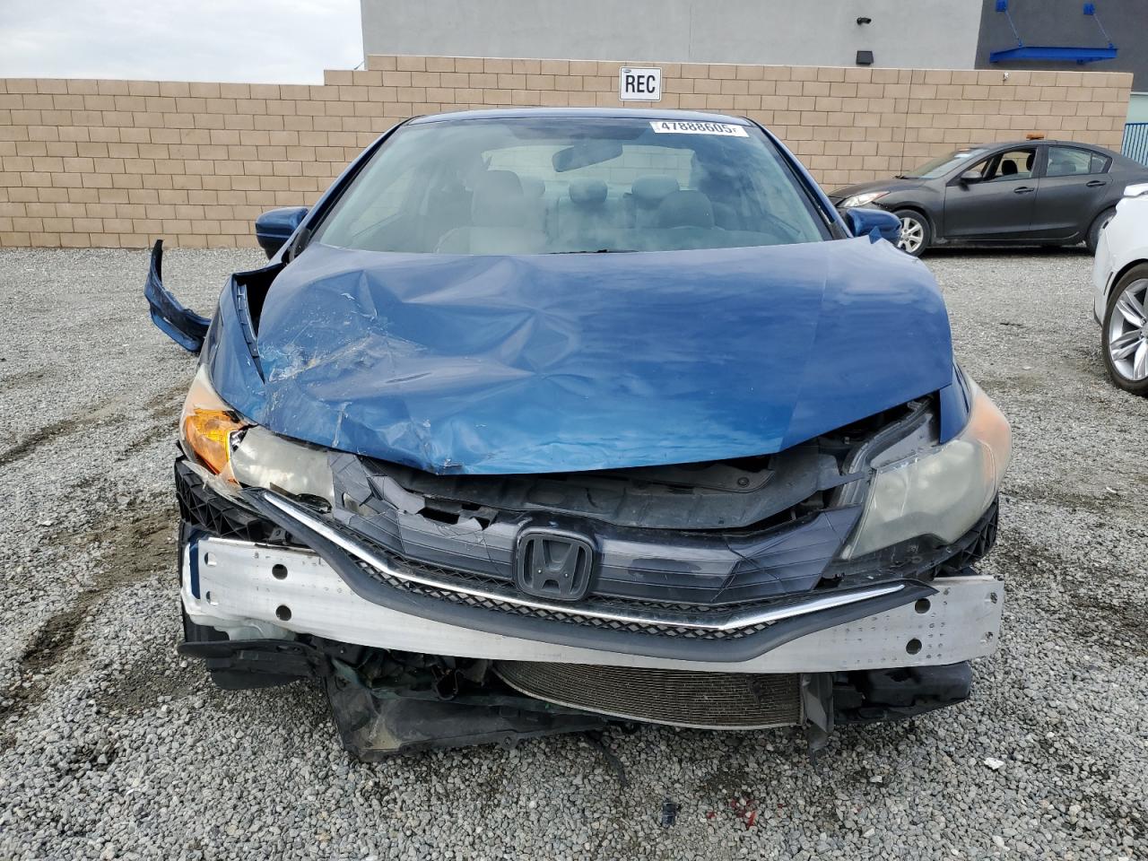 2014 Honda Civic VIN 2HGFG3B89EH516596 Copart auction photo, front end damage thumbnail 5