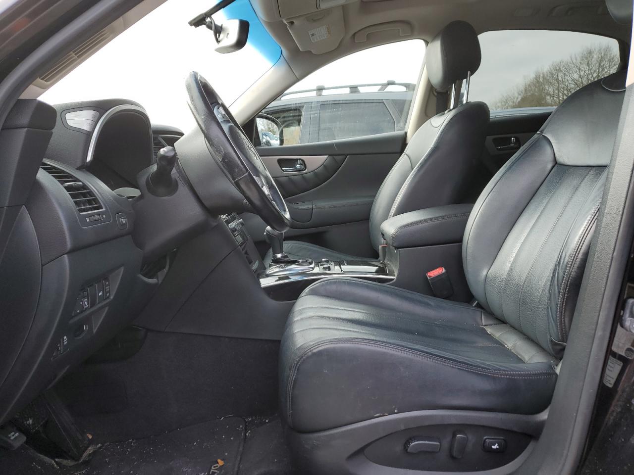 2017 Infiniti QX70 VIN JN8CS1MW0HM411015 Copart auction photo, front end damage thumbnail 7