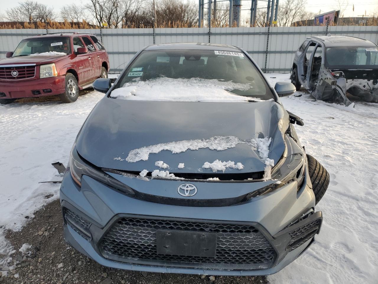 2020 Toyota Corolla VIN 5YFP4RCE8LP014608 Copart auction photo, front end damage thumbnail 5