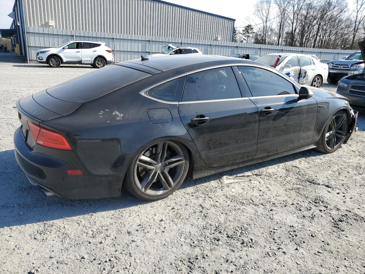 2014 Audi S7 VIN WAUW2AFC1EN063045 Copart auction photo, front end damage thumbnail 3