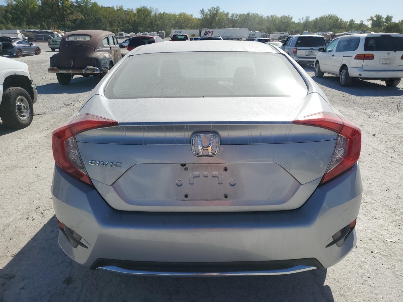2020 Honda Civic VIN 2HGFC2F60LH598617 Copart auction photo, front end damage thumbnail 6