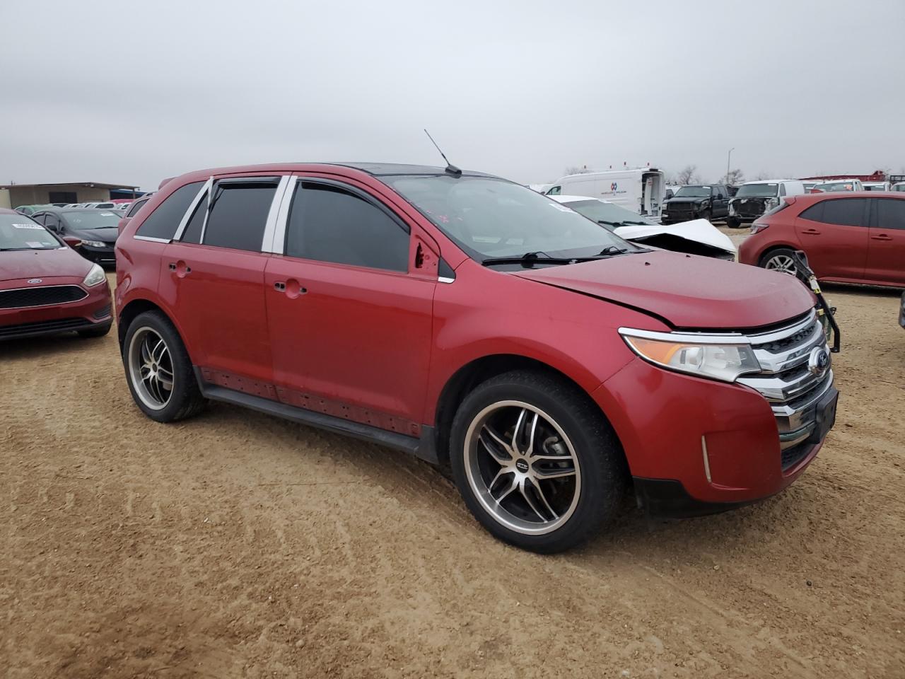 2012 Ford Edge VIN 2FMDK3K96CBA90794 Copart auction photo, rear end / side damage thumbnail 4
