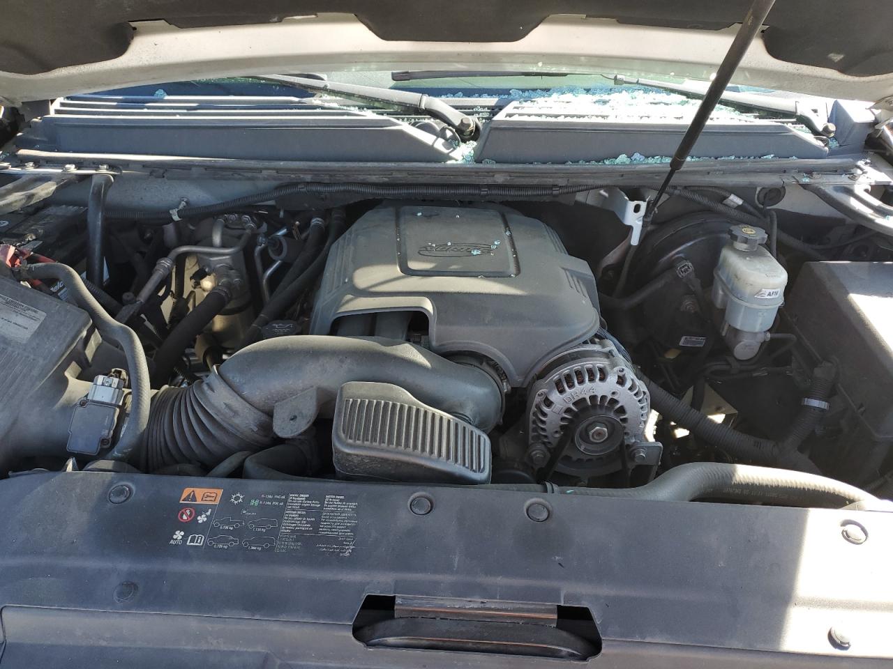 2011 Chevrolet Tahoe VIN 1GNSCAE08BR345409 Copart auction photo, front end / side damage thumbnail 14