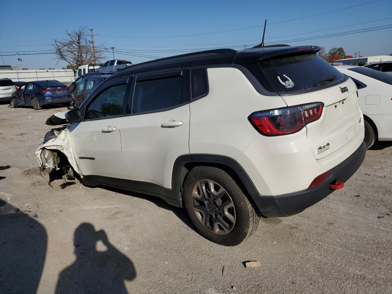 2018 Jeep Compass VIN 3C4NJDDB3JT129909 Copart auction photo, mechanical / front end damage thumbnail 2