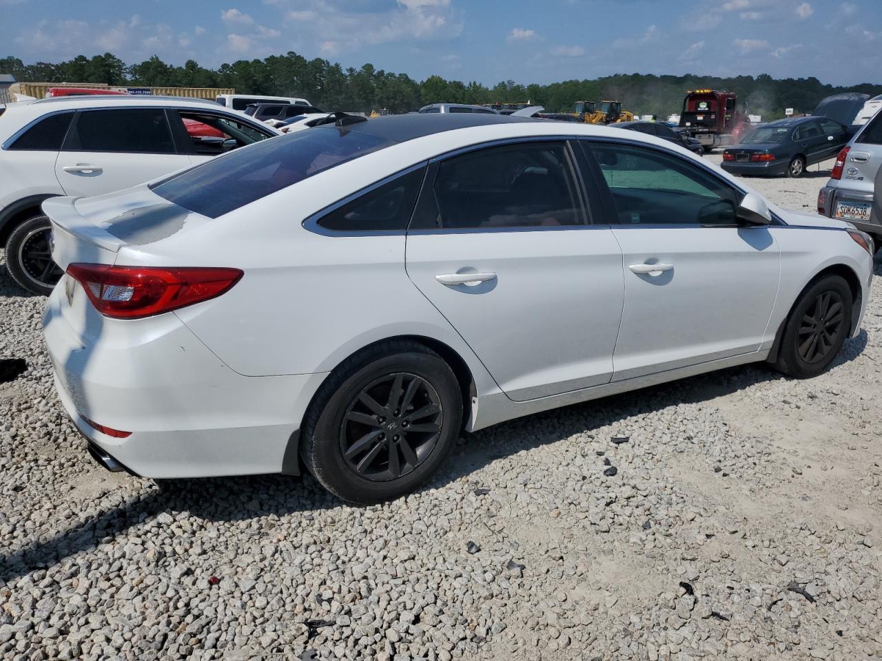 2015 Hyundai Sonata VIN 5NPE24AF0FH250179 Copart auction photo, rear end damage thumbnail 3