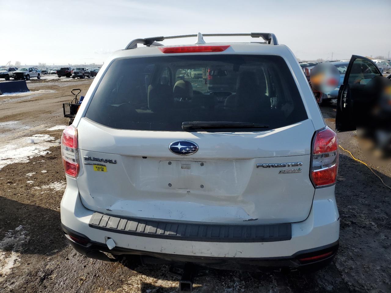 2016 Subaru Forester VIN JF2SJADCXGH563375 Copart auction photo, rear end damage thumbnail 6