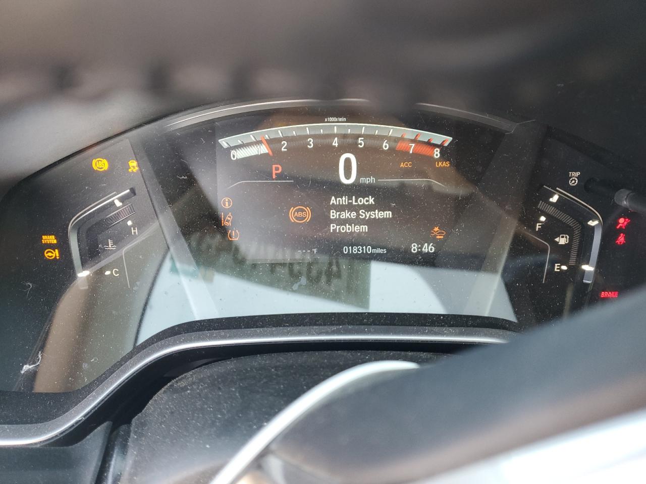 2017 Honda CR-V VIN 2HKRW2H83HH660754 Copart auction photo, front end damage thumbnail 9