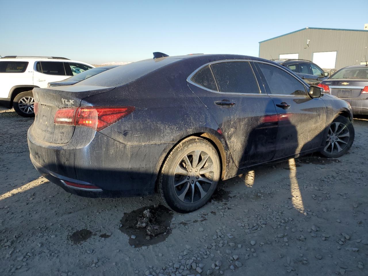 2015 Acura TLX VIN 19UUB1F52FA007153 Copart auction photo, rollover damage thumbnail 3