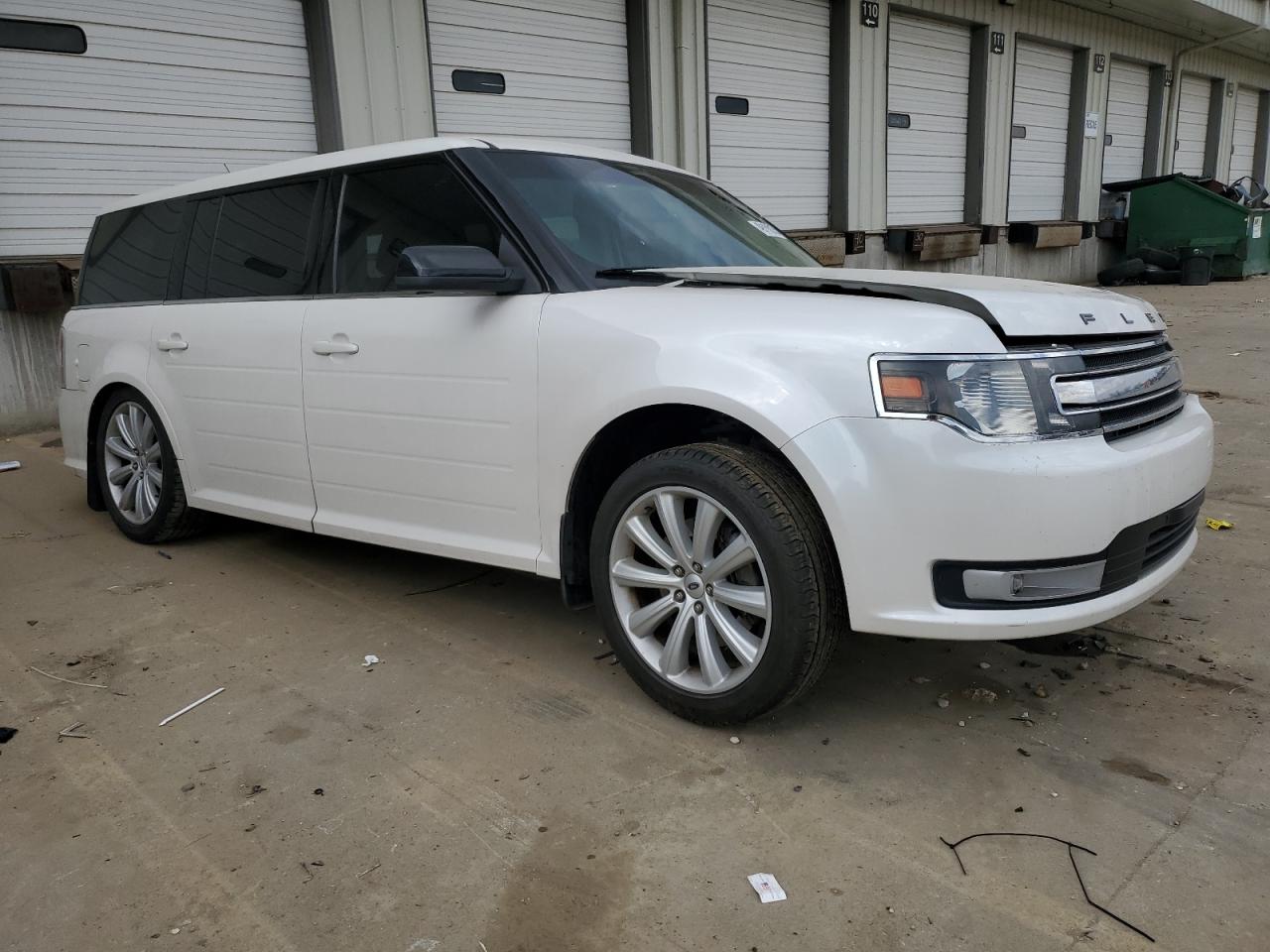 2014 Ford Flex VIN 2FMHK6C8XEBD40467 Copart auction photo, rear end / front end damage thumbnail 4