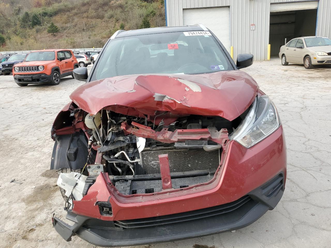 2019 Nissan Kicks VIN 3N1CP5CU9KL520291 Copart auction photo, front end damage thumbnail 5
