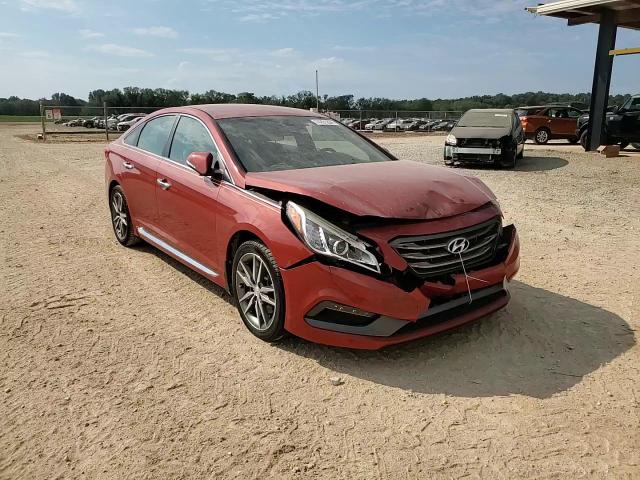 2015 Hyundai Sonata VIN 5NPE34AB4FH197626 Copart auction photo, front end damage thumbnail 11
