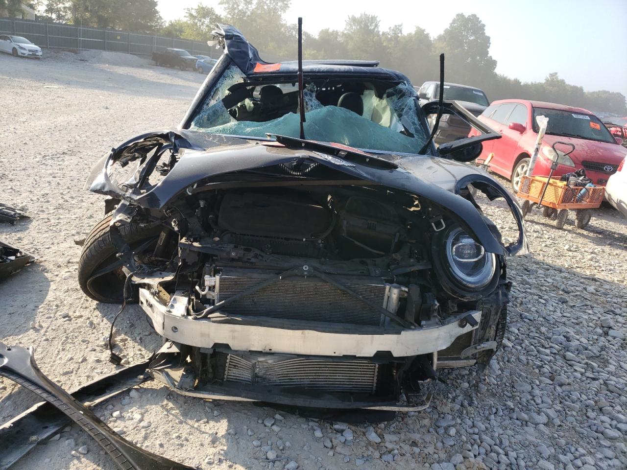 2020 MINI Cooper VIN WMWJZ9C04L2L84073 Copart auction photo, all over damage thumbnail 5