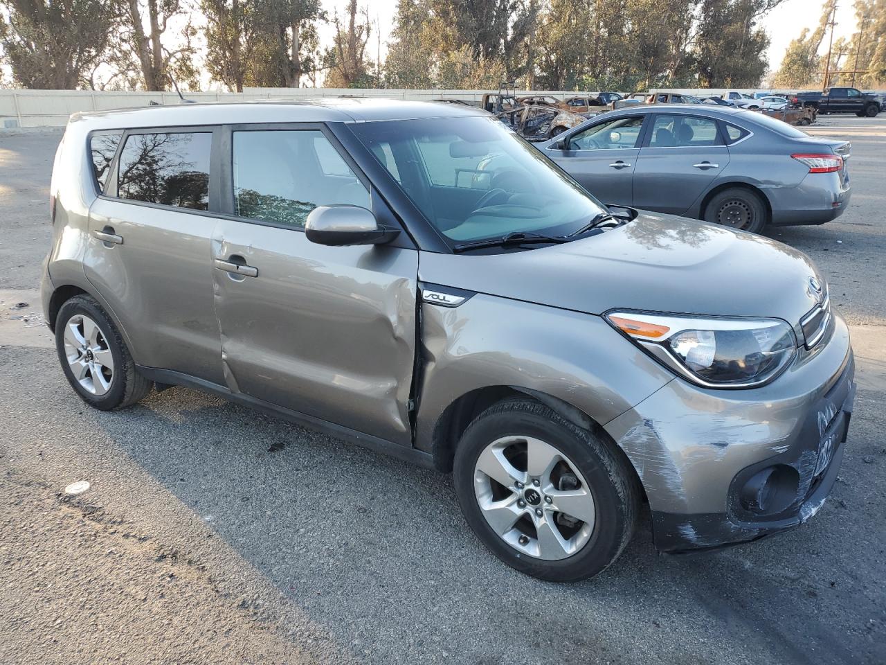 2017 KIA Soul VIN KNDJN2A24H7497431 Copart auction photo, all over / vandalism damage thumbnail 4