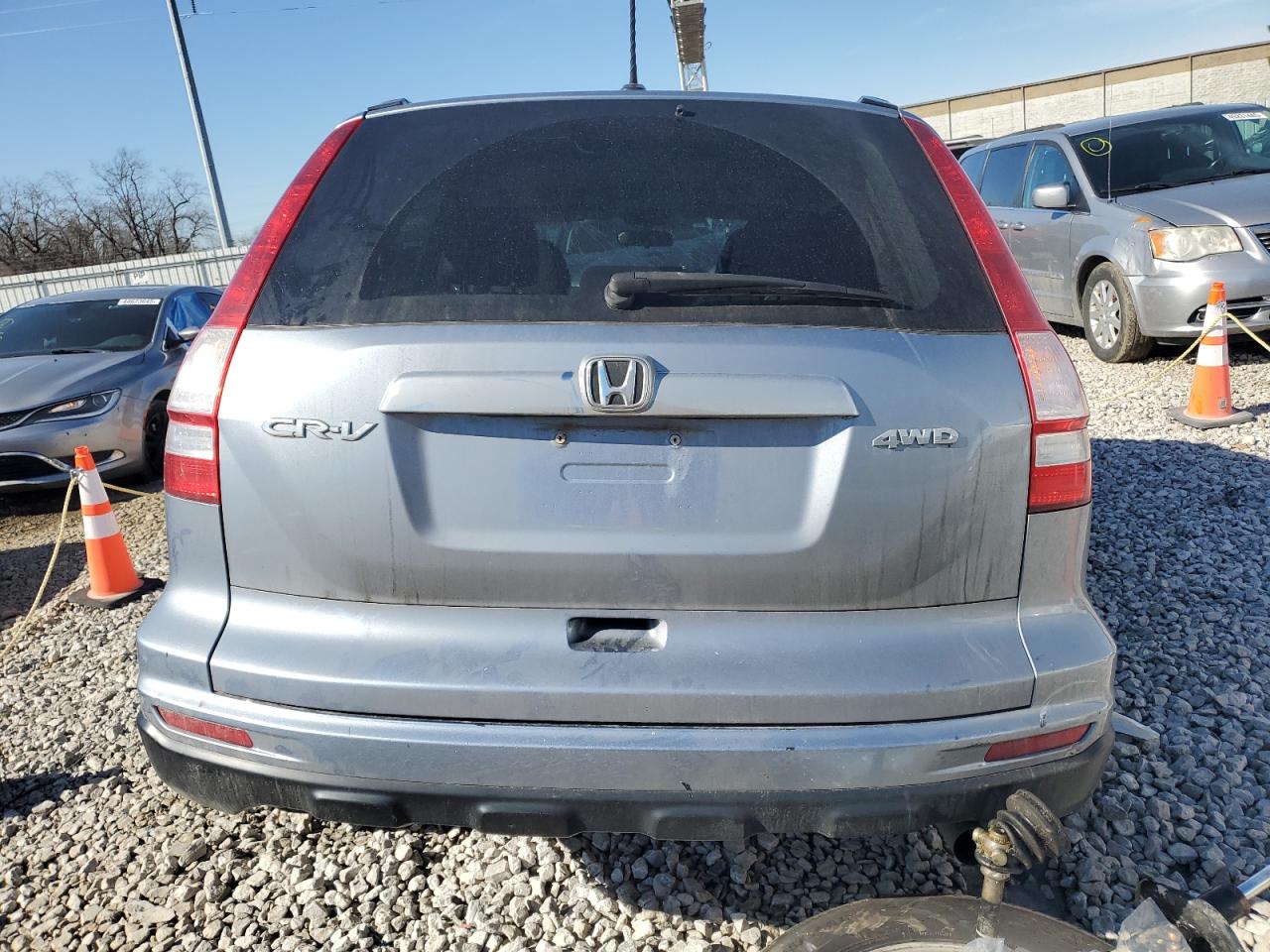 2010 Honda CR-V VIN 5J6RE4H7XAL102580 Copart auction photo, front end / side damage thumbnail 6