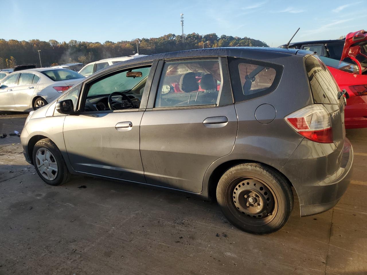 2013 Honda Fit VIN JHMGE8H34DC009851 Copart auction photo, rear end damage thumbnail 2