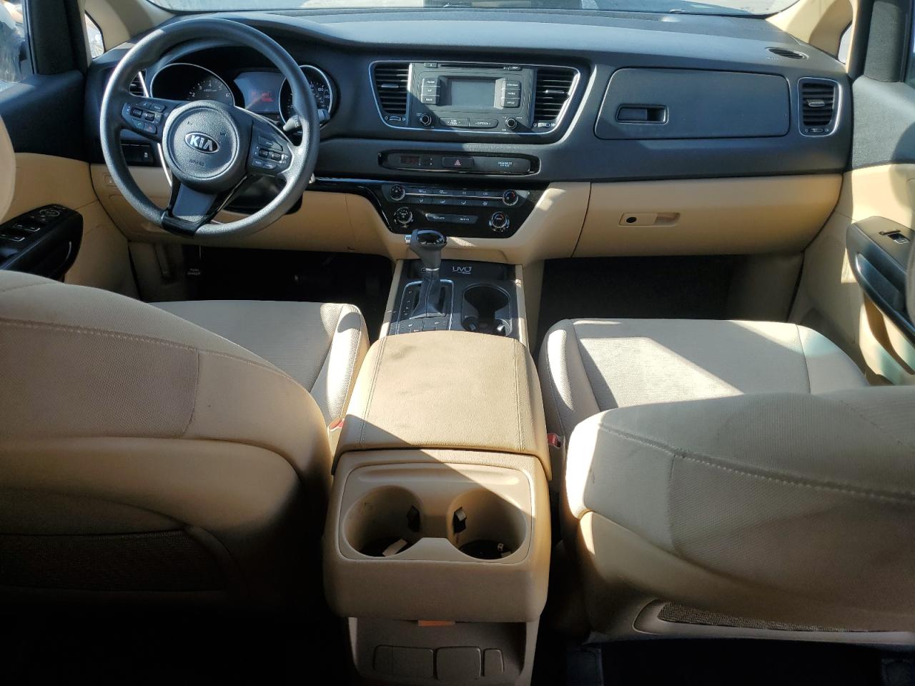 2015 KIA Sedona VIN KNDMB5C14F6074959 Copart auction photo, rear end damage thumbnail 8