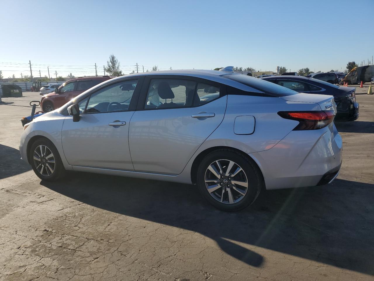 2021 Nissan Versa VIN 3N1CN8EV8ML835227 Copart auction photo, side damage thumbnail 2