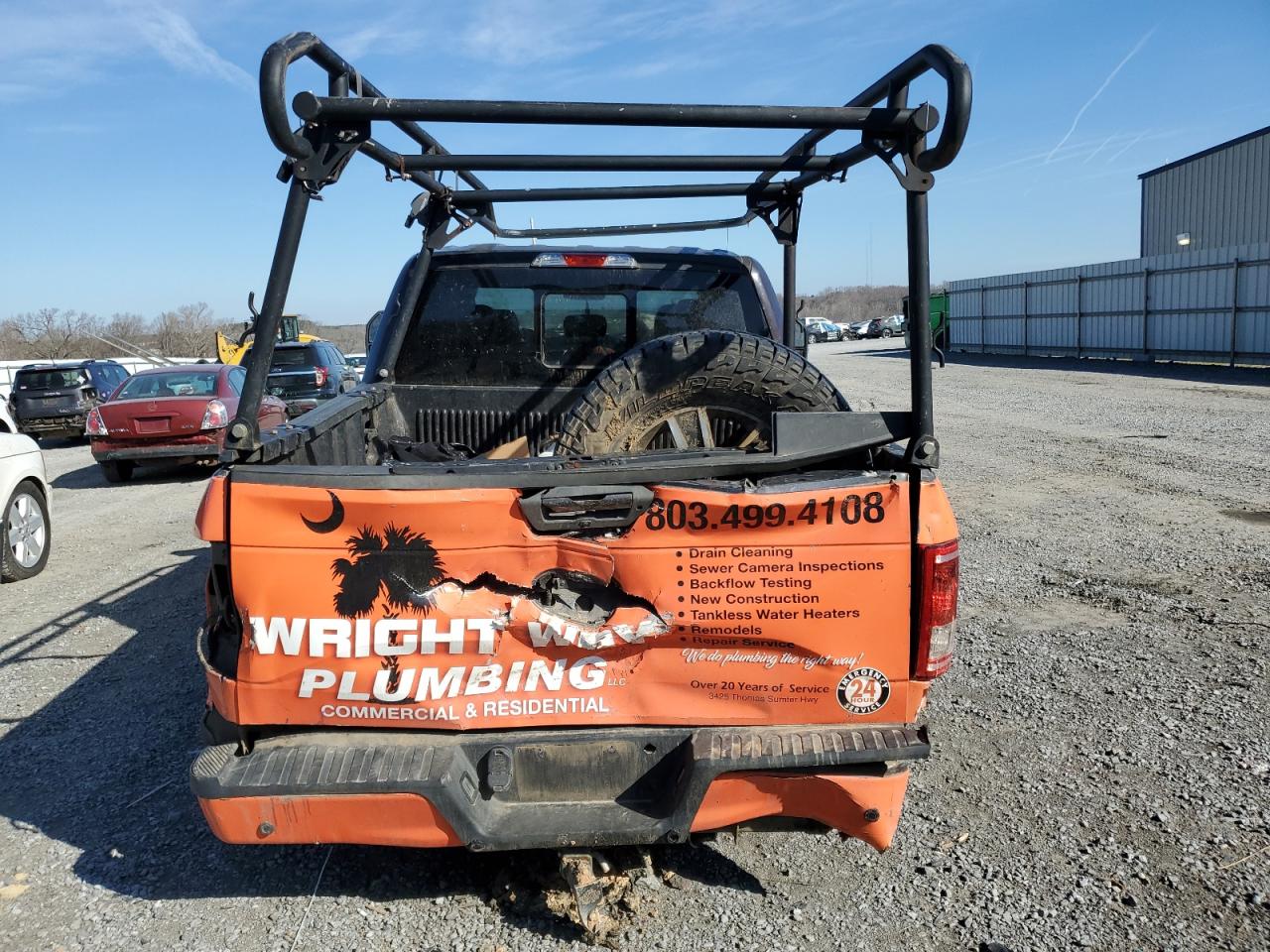 2016 Ford F-150 VIN 1FTEW1EP7GFA65502 Copart auction photo, front end / rear end damage thumbnail 6