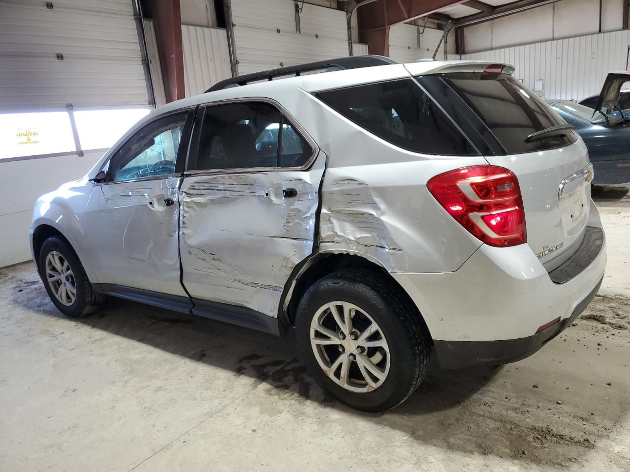 2017 Chevrolet Equinox VIN 2GNFLFEK4H6184397 Copart auction photo, side / front end damage thumbnail 2