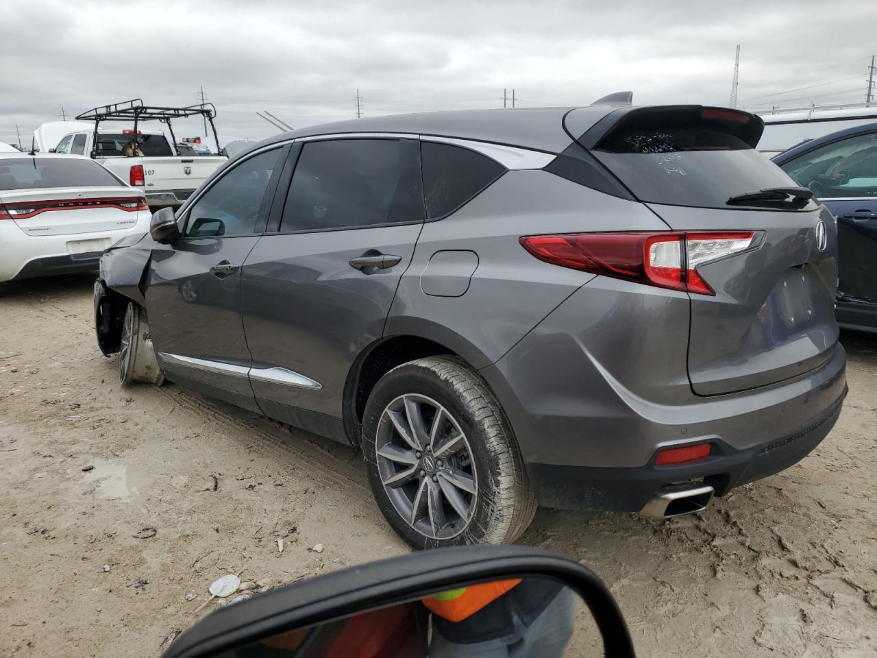 2022 Acura RDX VIN 5J8TC2H57NL008846 Copart auction photo, side / front end damage thumbnail 2
