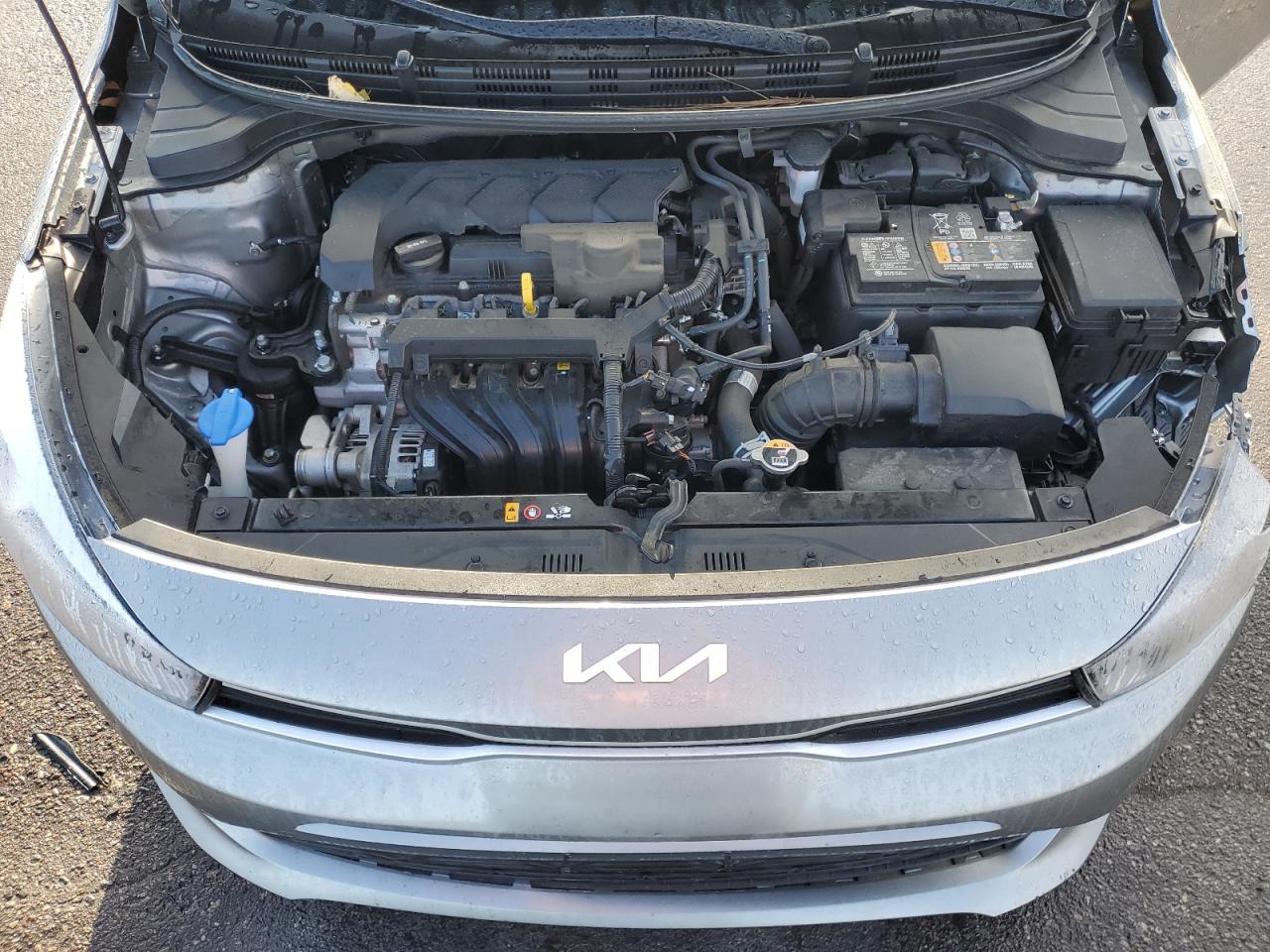2023 KIA Rio VIN 3KPA24AD7PE568447 Copart auction photo, front end / side damage thumbnail 11