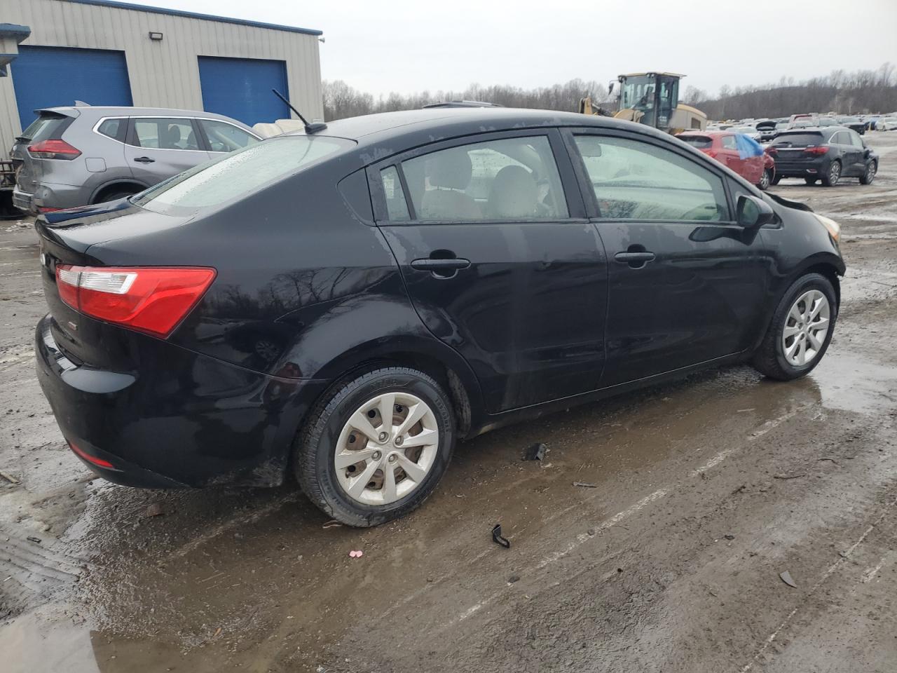 2013 KIA Rio VIN KNADM4A33D6230976 Copart auction photo, front end damage thumbnail 3