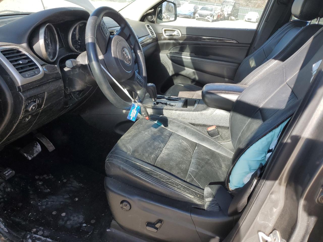 2012 Jeep Grand Cherokee VIN 1C4RJEAG0CC299568 Copart auction photo, undercarriage / side damage thumbnail 7
