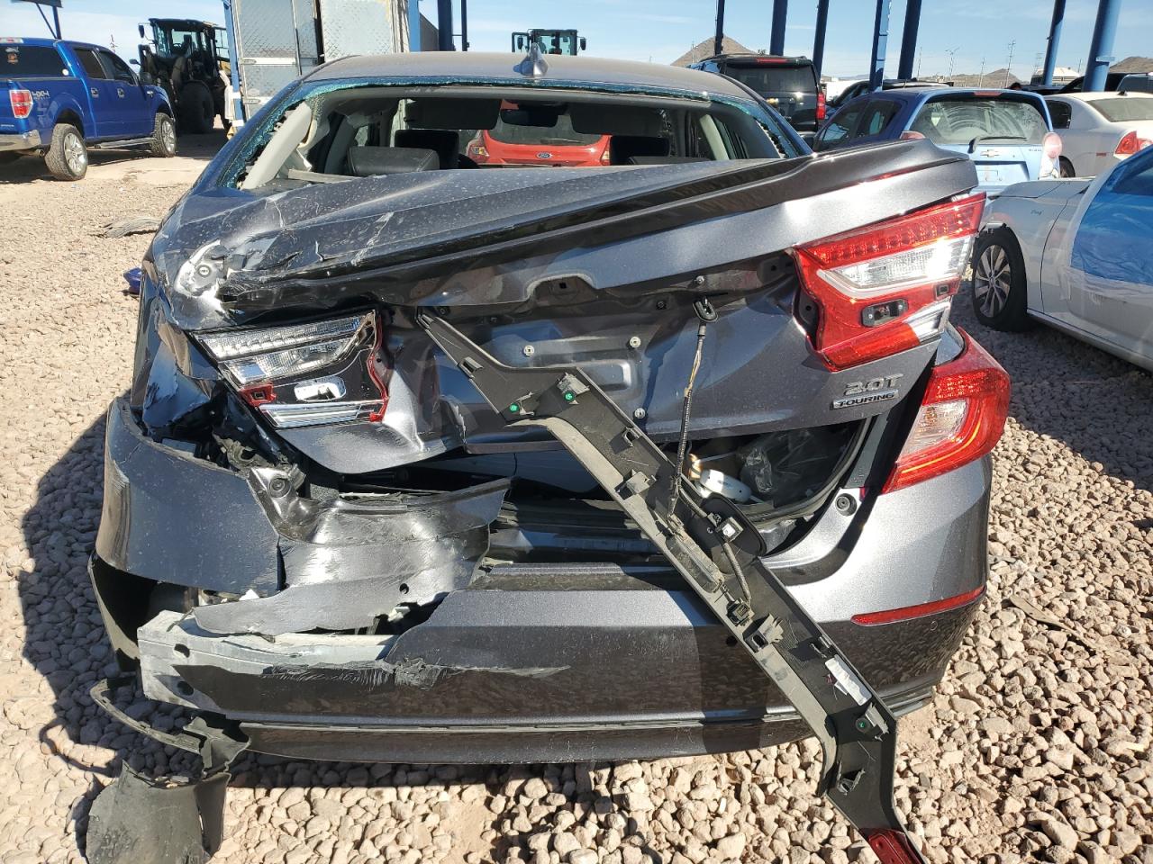 2019 Honda Accord VIN 1HGCV2F92KA033113 Copart auction photo, rear end / front end damage thumbnail 6