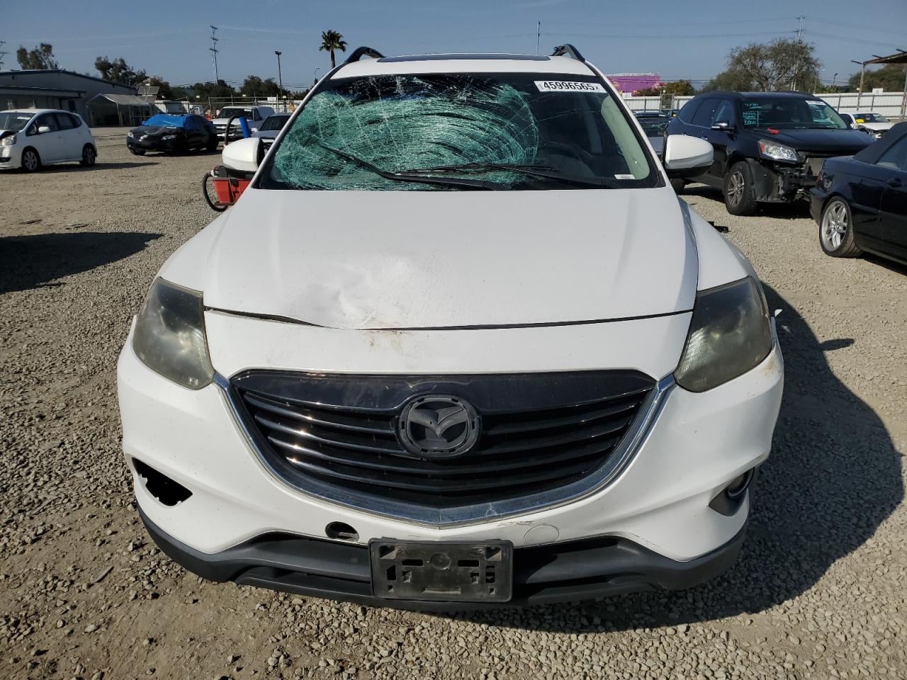 2015 Mazda CX-9 VIN JM3TB2DV3F0463680 Copart auction photo, front end damage thumbnail 5
