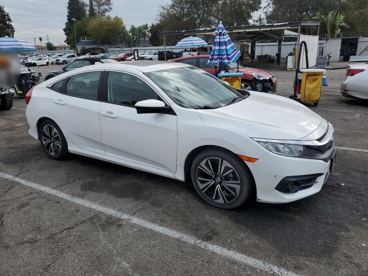 2018 Honda Civic VIN 2HGFC1F75JH641462 Copart auction photo, front end damage thumbnail 4