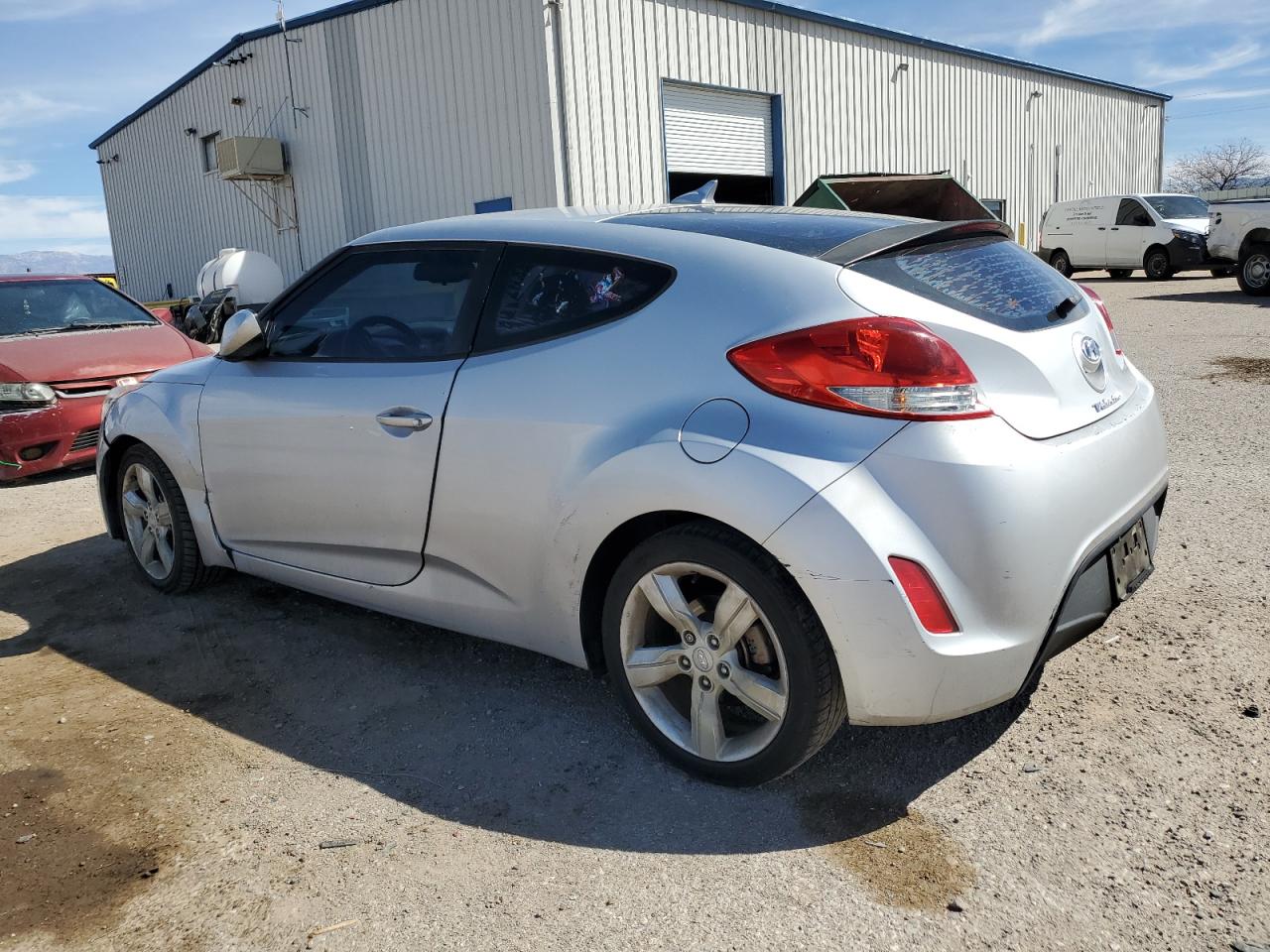 2012 Hyundai Veloster VIN KMHTC6AD8CU039503 Copart auction photo, front end / rear end damage thumbnail 2