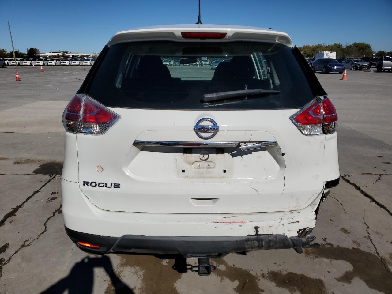 2016 Nissan Rogue VIN 5N1AT2MTXGC785398 Copart auction photo, rear end / front end damage thumbnail 6