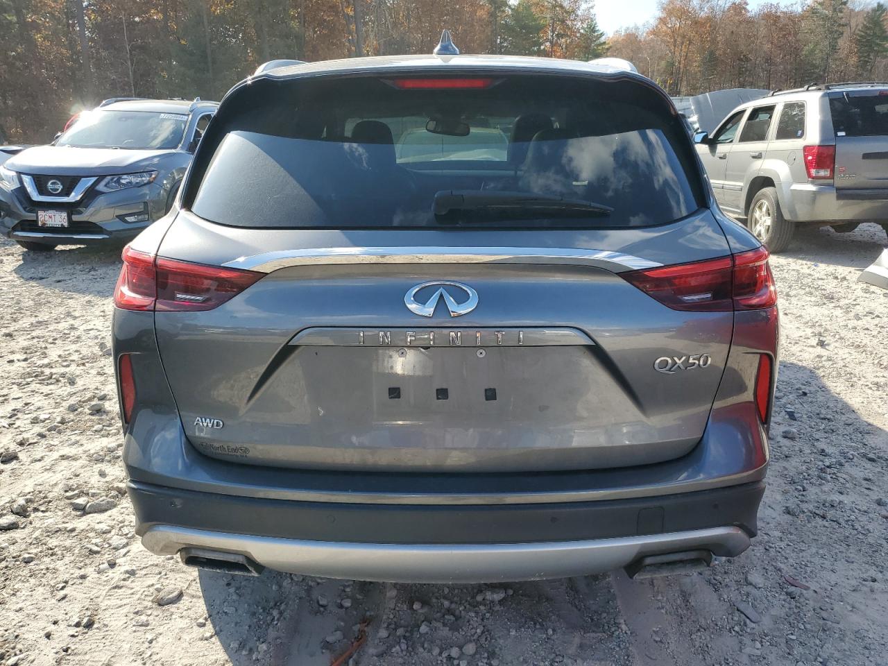 2019 Infiniti QX50 VIN 3PCAJ5M34KF113358 Copart auction photo, front end / side damage thumbnail 6