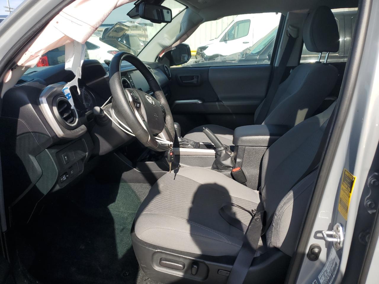 2021 Toyota Tacoma VIN 3TYBZ5DN7MT001140 Copart auction photo, rear end / frame damage damage thumbnail 7