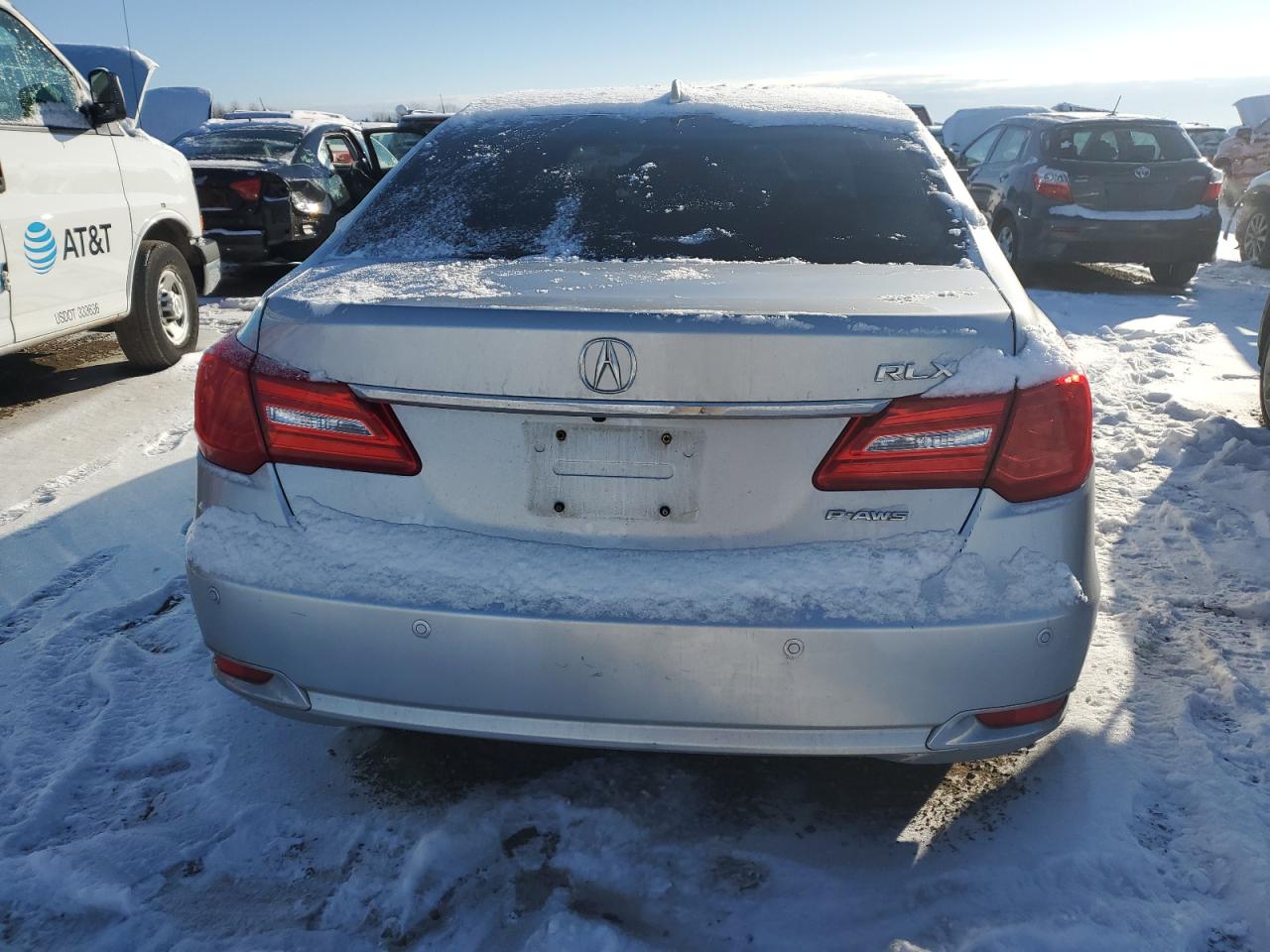 2014 Acura RLX VIN JH4KC1F98EC003695 Copart auction photo, front end damage thumbnail 6
