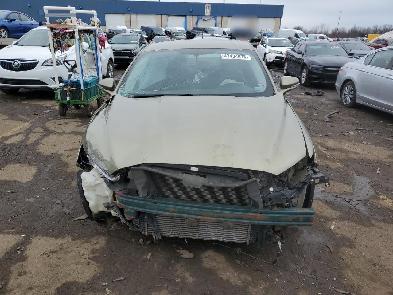 2013 Ford Fusion VIN 3FA6P0K97DR114641 Copart auction photo, front end damage thumbnail 5