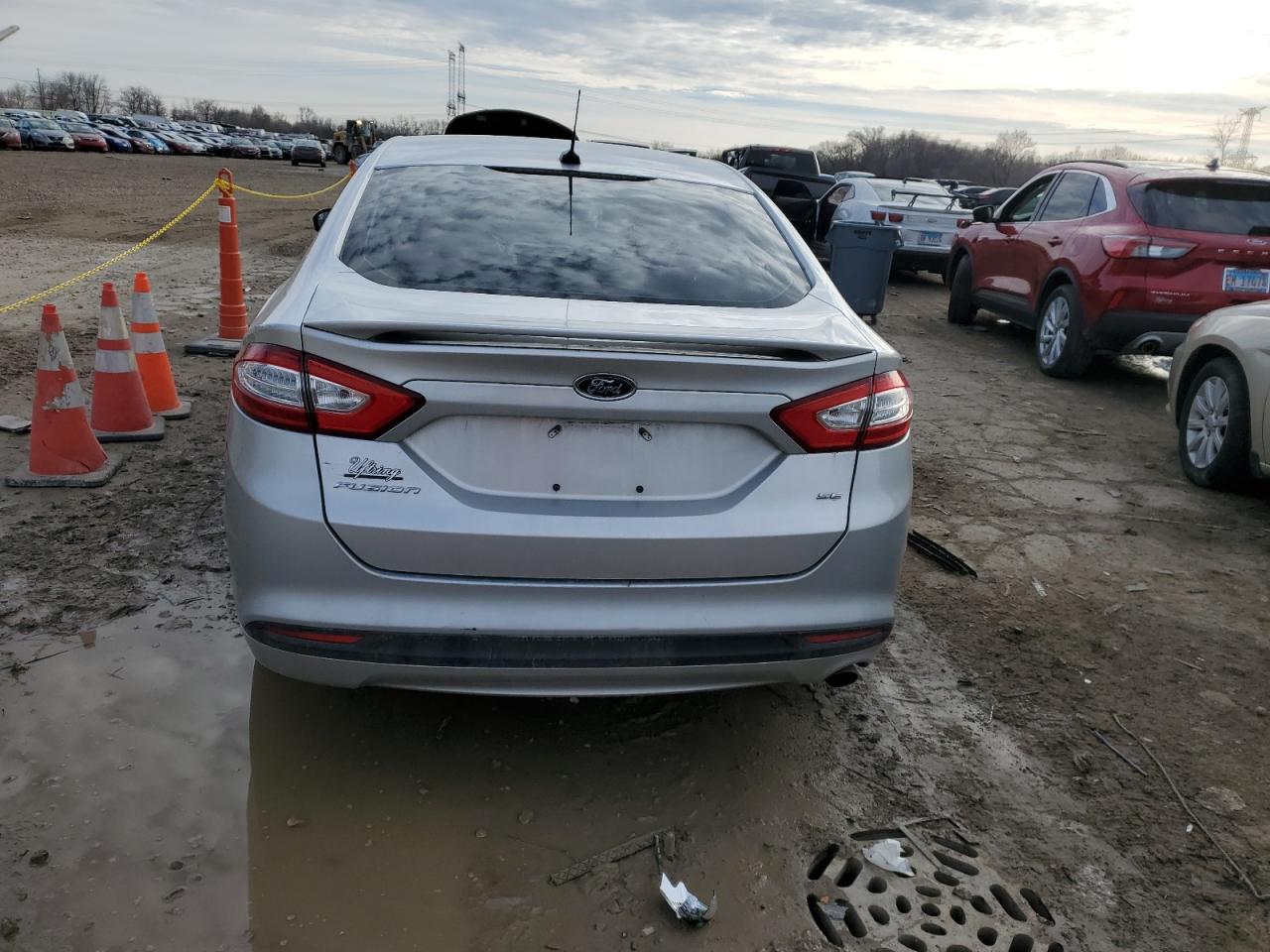 2014 Ford Fusion VIN 1FA6P0H75E5405648 Copart auction photo, front end damage thumbnail 6