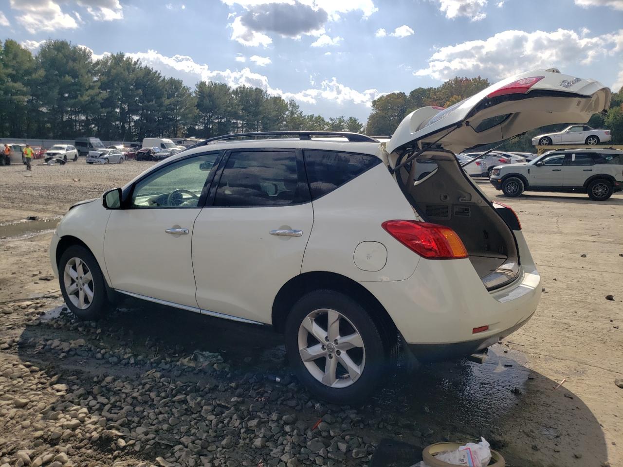 2009 Nissan Murano VIN JN8AZ18WX9W156537 Copart auction photo, front end damage thumbnail 2
