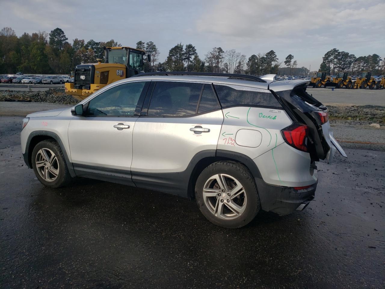 2019 GMC Terrain VIN 3GKALTEX0KL194347 Copart auction photo, rear end damage thumbnail 2