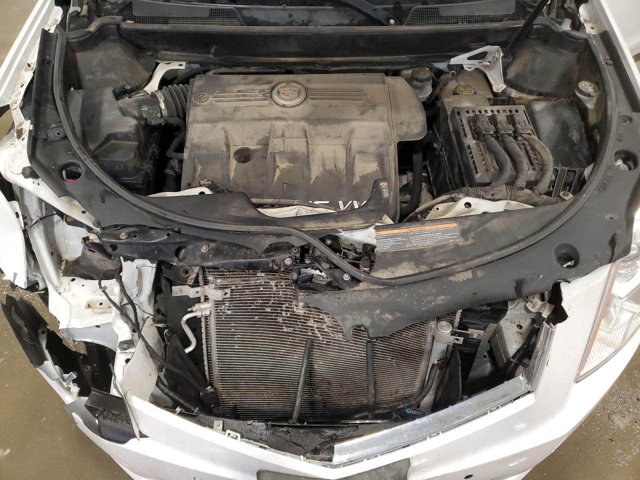 2014 Cadillac SRX VIN 3GYFNEE34ES632540 Copart auction photo, front end damage thumbnail 12