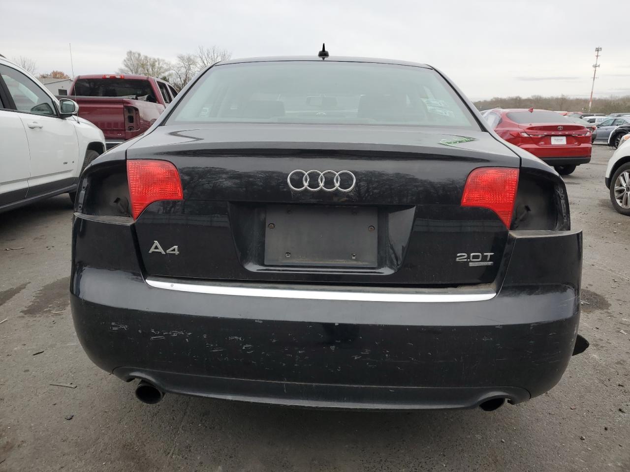 2008 Audi A4 VIN WAUDF78E38A037328 Copart auction photo, rear end damage thumbnail 6