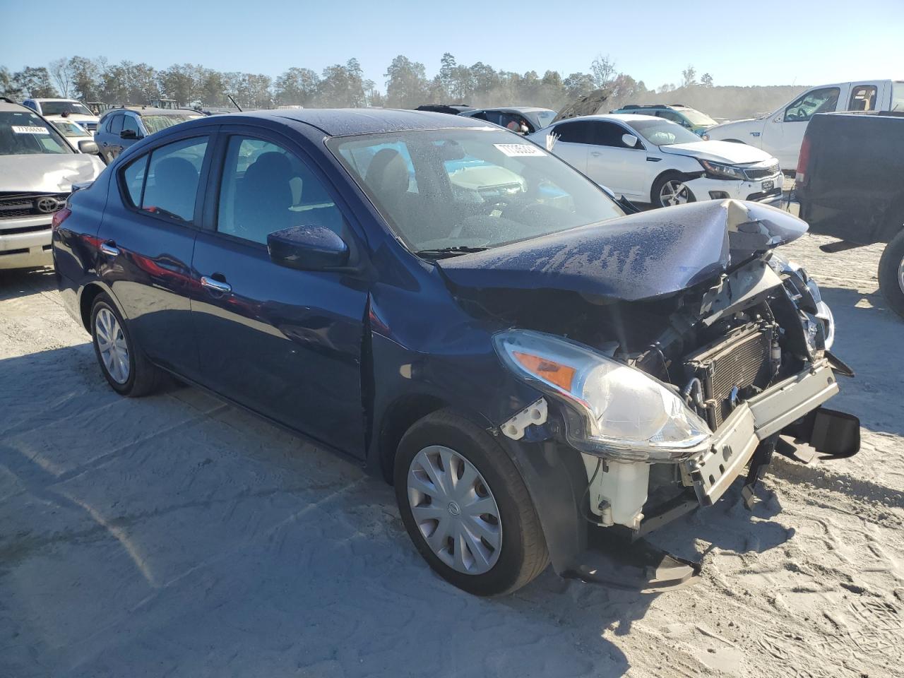 2019 Nissan Versa VIN 3N1CN7AP0KL805377 Copart auction photo, front end damage thumbnail 4